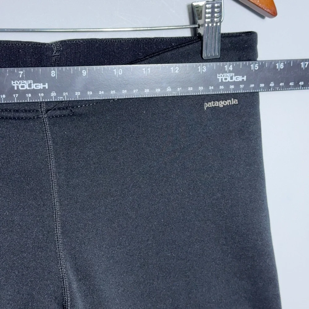 Patagonia Capilene Base Layer Leggings Mens Size‎ Medium Fleece Black Gorpcore